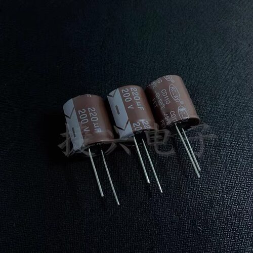 200V220UF 全新CD11G 电源滤波 长寿命 电解电容 220UF200V 22X26