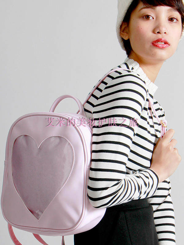 1.15人肉带日本代购 wego 夏日爱心透明闪闪痛包双肩包马卡龙5色|ruв категории Сумки, рюкзак - от Buy2taobao.com для оказания профессиональной услуги покупки агента Taobao