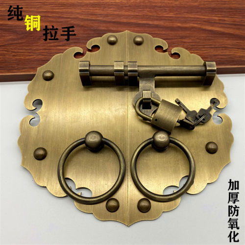 中式仿古大门拉手全铜加厚防氧化
