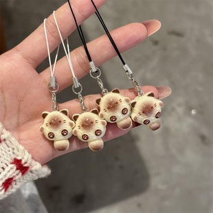 可爱小猫暹罗猫手机挂件背包挂饰手机链包包钥匙扣情侣闺蜜礼物女