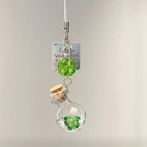 绿色四叶草挂件可爱饰品