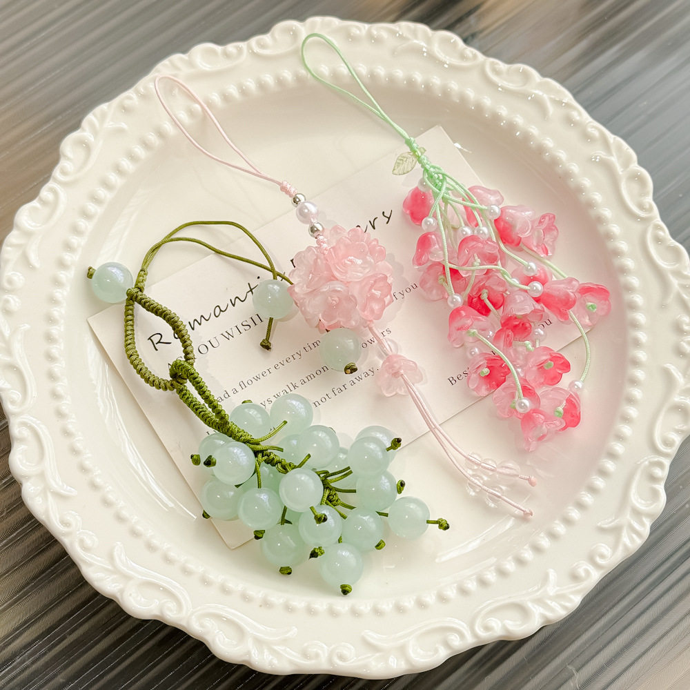 遇阳光变色青提绿葡萄包包挂件铃兰花背包钥匙扣挂饰礼物女手机链,服饰配件/皮带/帽子/围巾,包挂件,淘宝优惠券,粉丝福利购,淘宝优惠卷