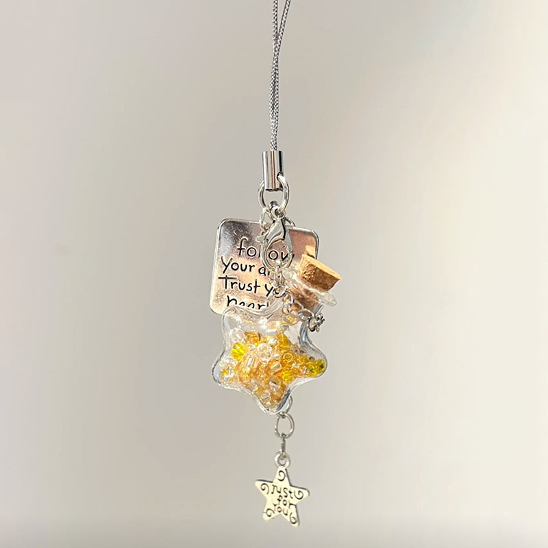 星星许愿瓶挂件钥匙扣手机链