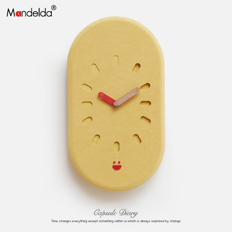 高颜值拯救白墙时尚挂钟