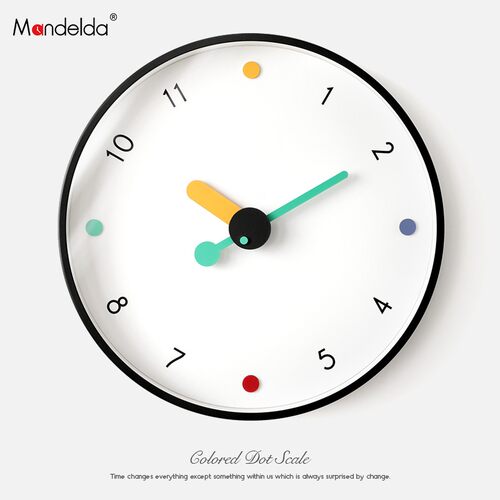 高颜值拯救白墙挂钟表Mandelda