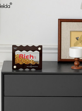 满得达有钱花寓意摆件办公桌面客厅玄关鞋柜电视柜创意装饰品