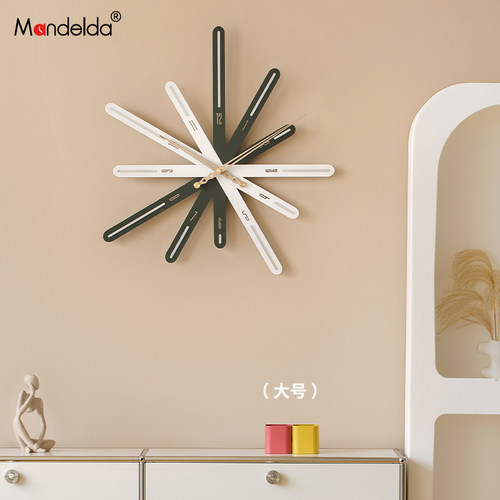 高颜值拯救白墙时尚挂钟