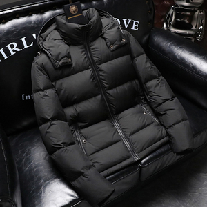 新款连帽羽绒服90白鸭绒可脱卸 QT2031-021-P460（控价610）图片