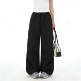 【魔悦】男女同款工装裤两穿阔腿裤长裤 券后29.9元包邮