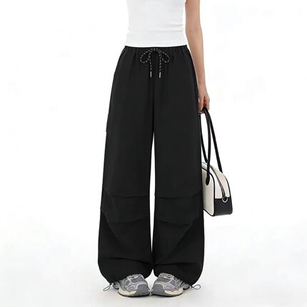 魔悦男女情侣同款工装裤2026春夏新款休闲运动裤两穿阔腿长裤