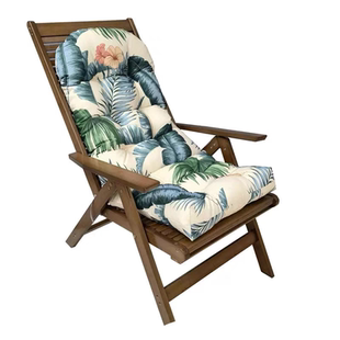 防水防晒花园连体高背椅垫折叠椅靠垫庭院垫子