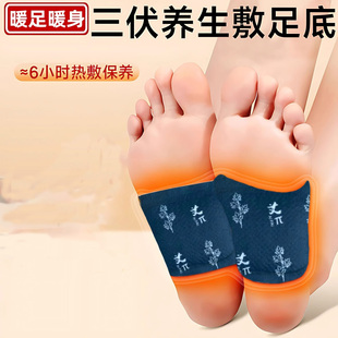 艾草自发热暖足贴体寒足底怕冷脚凉热灸保暖驱寒贴艾叶脚底发热贴