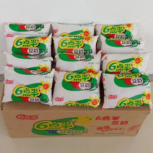 六点半豆奶160ml24袋早餐饮品