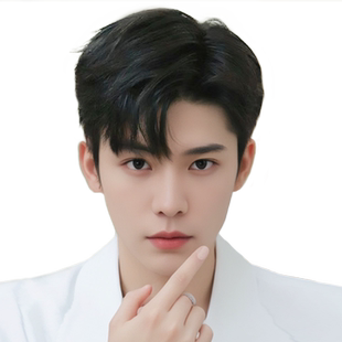 假发男三七分纹理烫假发片手织款男士头顶补发块自然轻薄全真人发