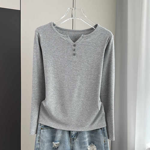 正肩秋季内搭2024新款洋气长袖