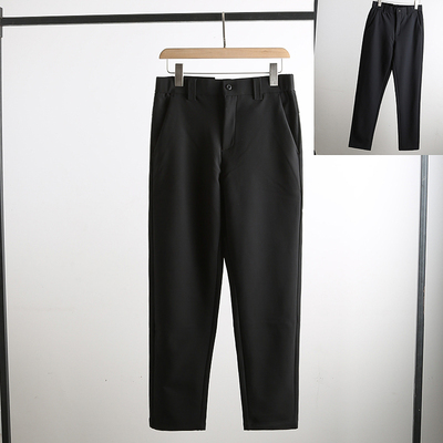 立体裁剪！显腿长！外贸工厂男装 春夏纯色百搭修身直筒休闲裤潮
