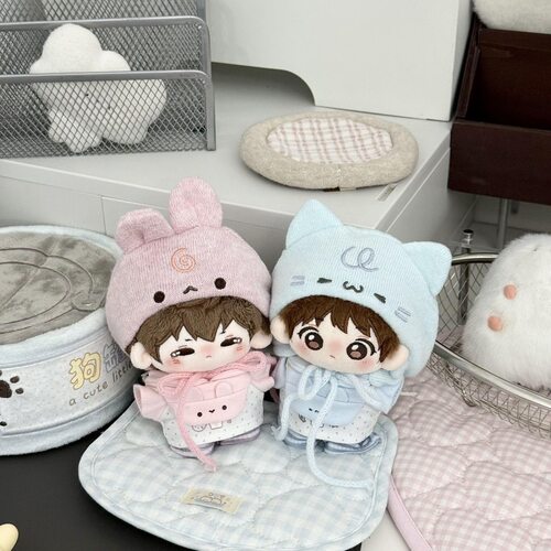 新品10cm娃衣海星体娃娃衣小猫 小兔 无属性套装可爱风情侣款现货
