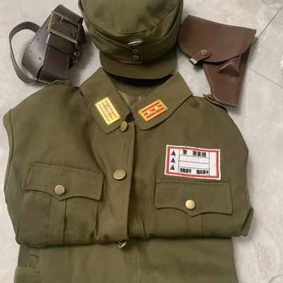 风声同款军装影视剧舞台表演军装美式国军装沙家浜智斗演出服