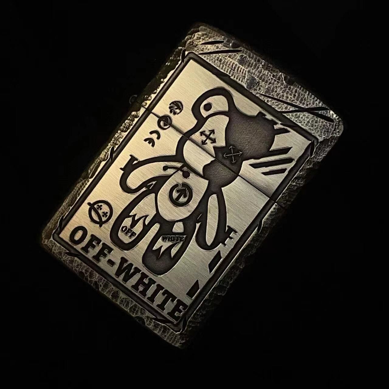 美国正品zippo打火机纯铜盔甲