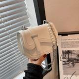 Небольшая небольшая сумка, сумка через плечо, модная летняя сумка на одно плечо, цепь, коллекция 2022, в западном стиле