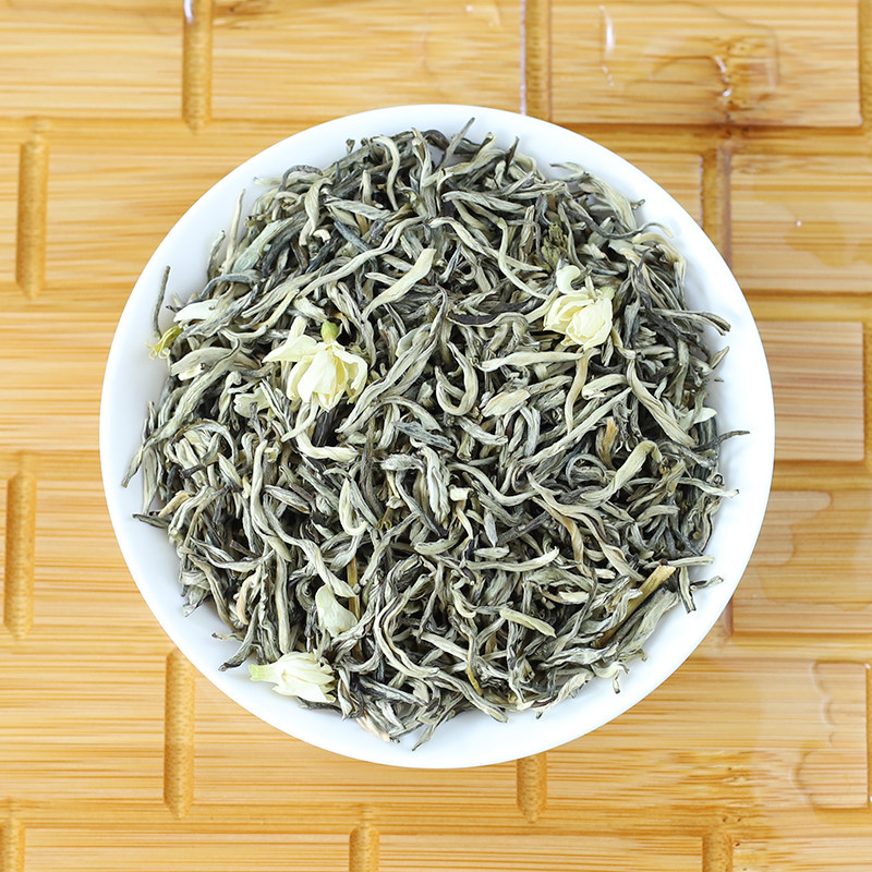 茉莉绿茶2026年新茶广西横县茉莉花茶浓香茉莉小金针500g罐装包邮