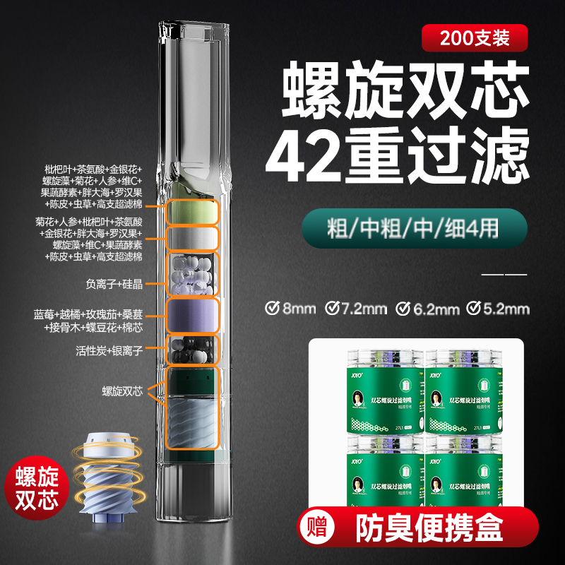 JOYO香烟烟嘴过滤嘴滤的多抽的畅