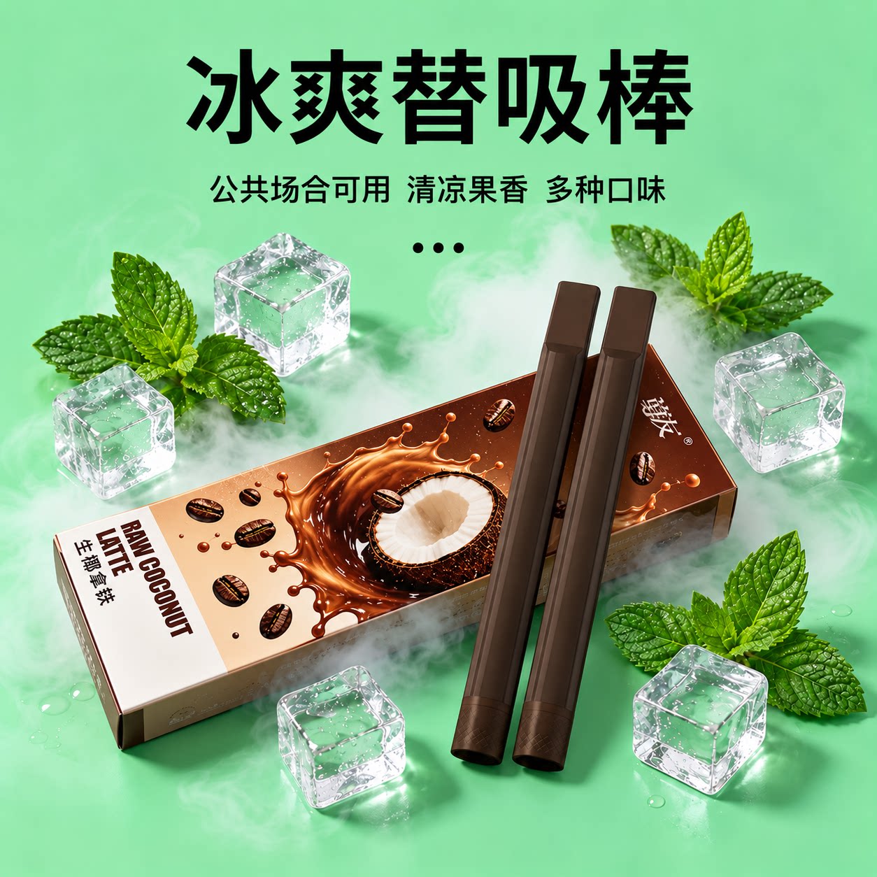 送烟民健康好礼薄荷果味替烟棒