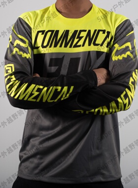 Commencal FOX 山地速降夏越野摩托车骑行服长袖透气速干车队男女