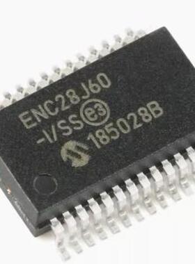 ENC28J60T-I/SS  ENC28J60-I/SS SSOP-28以太网控制器芯片 8KB