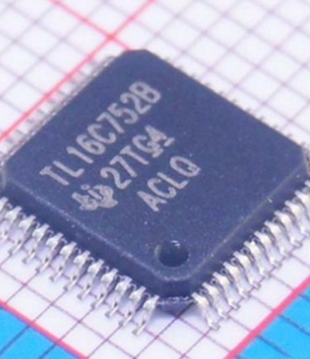 TL16C752BPTR  TL16C752B   LQFP-48 接收器 发送器接口芯片IC