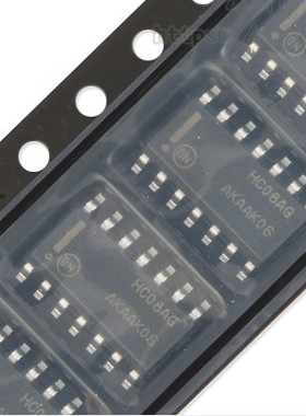 MC74HC08ADR2G  丝印 HC08AG  HC08A  SOP14 3.9MM 全新原装