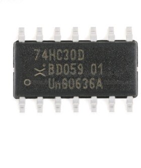 74HC30D  74HC30D,653 SOIC-14 单路8输入与非门 贴片逻辑芯片