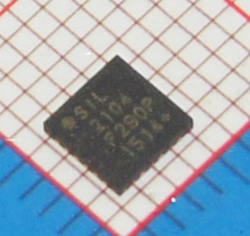 原装正品   CP2104-F03-GM  丝印2104   QFN-24 桥 USB至UART