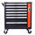 Набор тележек для инструментов для авторемонта полный набор комбинированных ящиков для авторемонтной мастерской промышленного класса, сверхпрочный передвижной ящик для инструментов mini 4