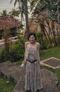 半裙 南法假日系列┋ 洛桑花园 浪漫真丝印花衬衫 询价私信 长裙