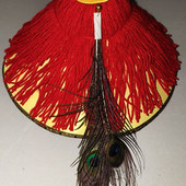 清朝官帽阿哥贝勒帽太监士兵帽子大臣王爷朝珠披肩顶戴花翎配饰