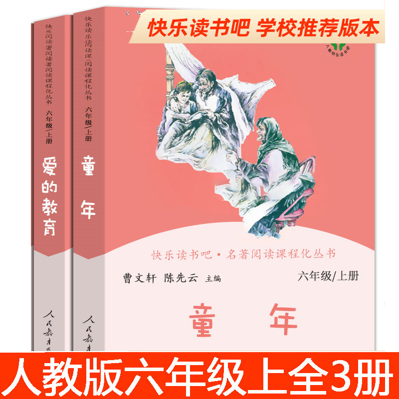 2册 童年书高尔基爱的教育 人教版六年级上快乐读书吧人民教育出版社