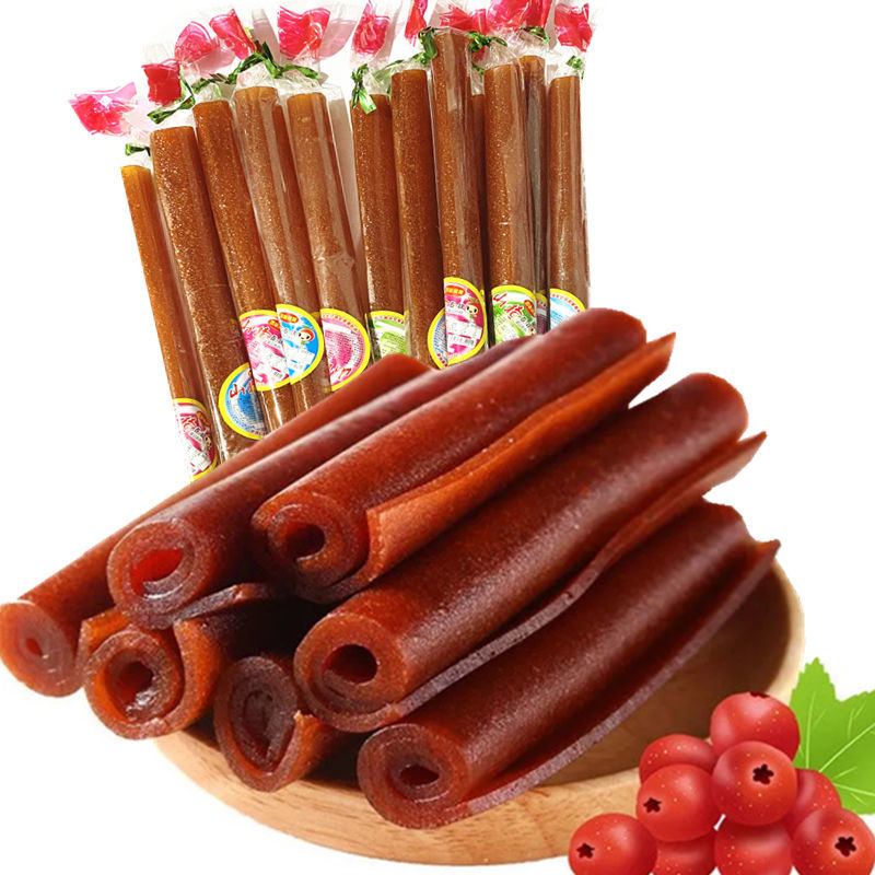 山楂卷果丹皮食品休闲零食