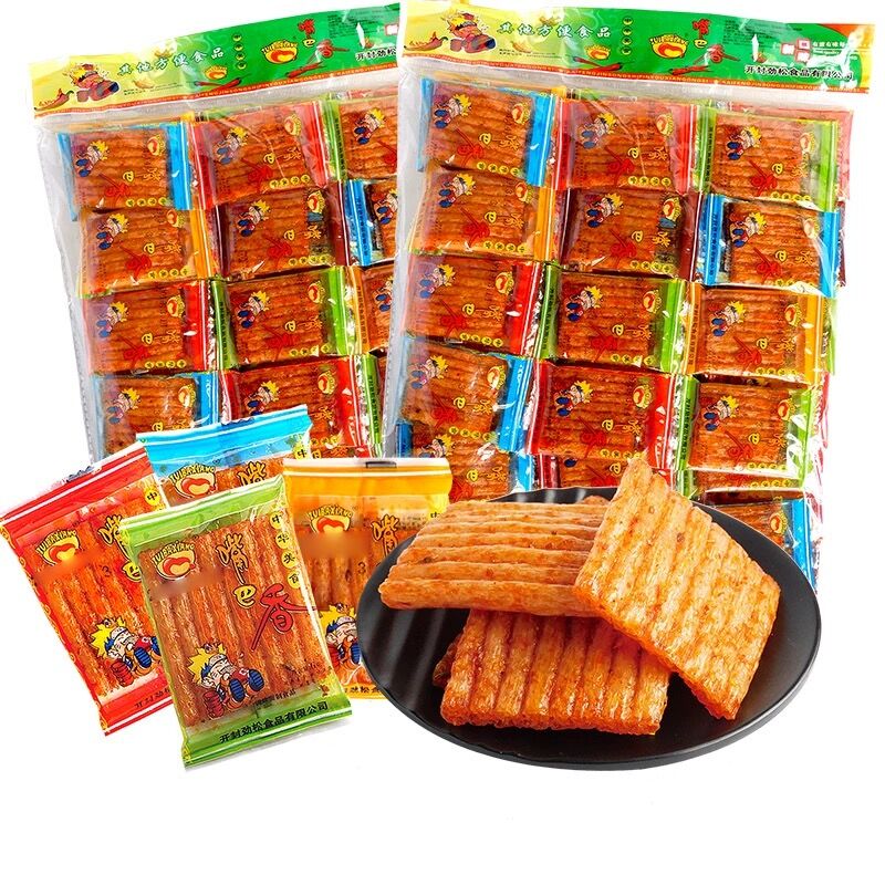 嘴巴香辣条大刀肉零食
