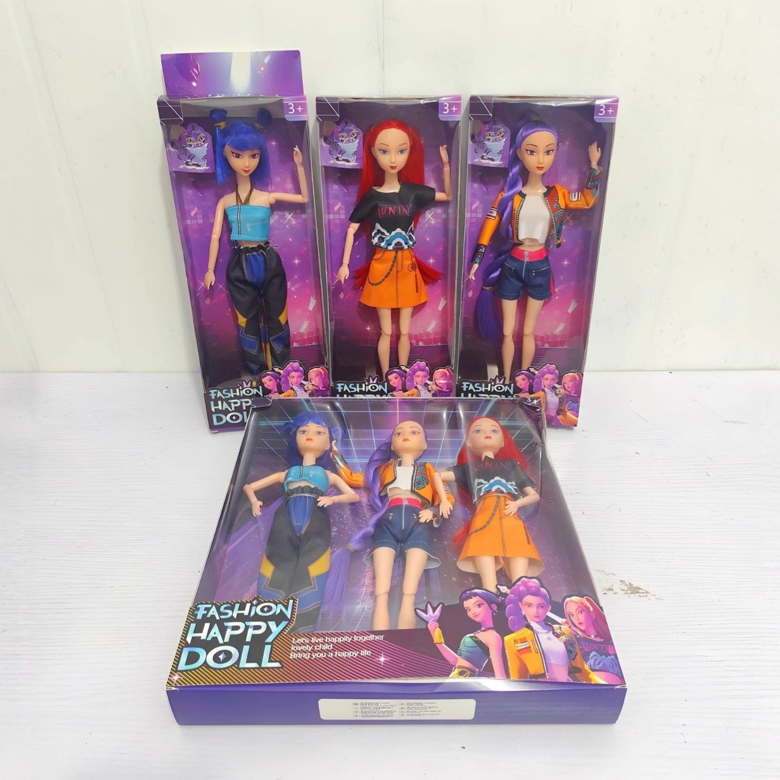 新款现货猎魔女团娃娃露米米拉佐伊搪胶人偶公仔玩具模型儿童礼物,模玩/动漫/周边/娃圈三坑/桌游,潮玩盲盒,淘宝优惠券,粉丝福利购,淘宝优惠卷