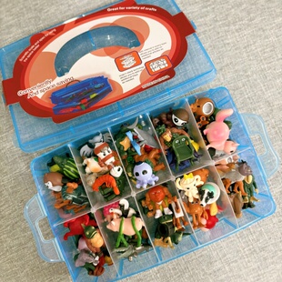 全套外国ai山海经手办惊喜盲盒洞洞乐木棍人咖啡女王鹿哥儿童玩具