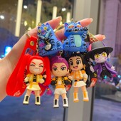 POP猎魔女团鲁米露拉蓝色老虎喜鹊男团队长小挂件动漫钥匙礼物