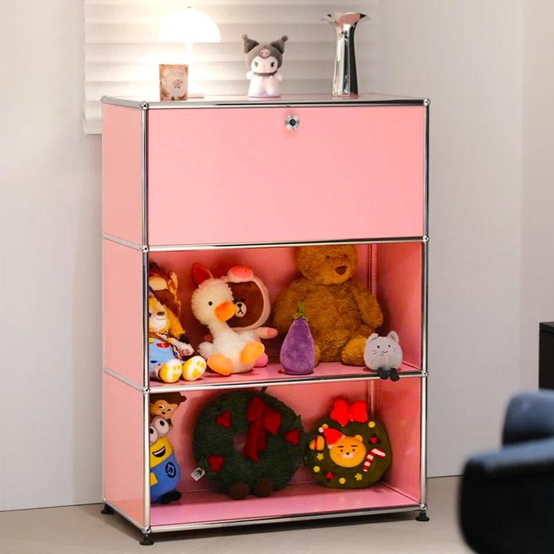 中古USM不锈钢床头柜模块组合柜