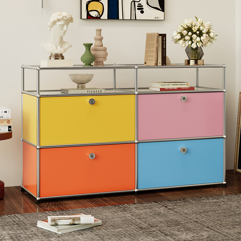 USM不锈钢餐边柜多功能储物柜子