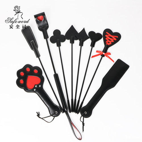 sp皮拍马鞭小圈实践工具惩罚教拍鞭子情侣升温玩具爱心手拍快乐鞭