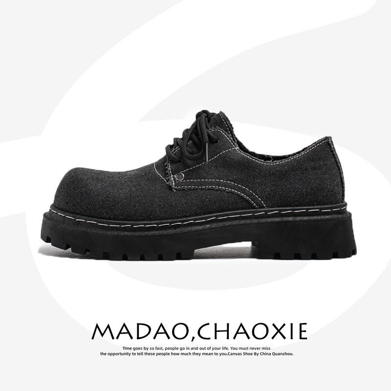 cleanfit大头皮鞋男款小众德比鞋