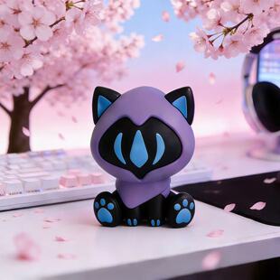 幽影猫猫【品质优选】限量 无畏契约手办瓦罗兰特模型摆件雕像