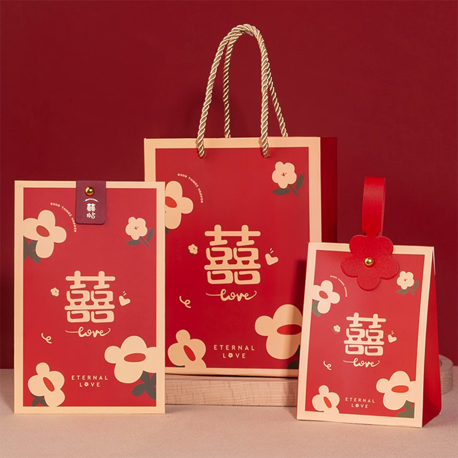 2025新款喜糖盒请柬三件套套装结婚请帖婚礼喜帖婚宴邀请函手提袋,节庆用品/礼品,请柬,淘宝优惠券,粉丝福利购,淘宝优惠卷