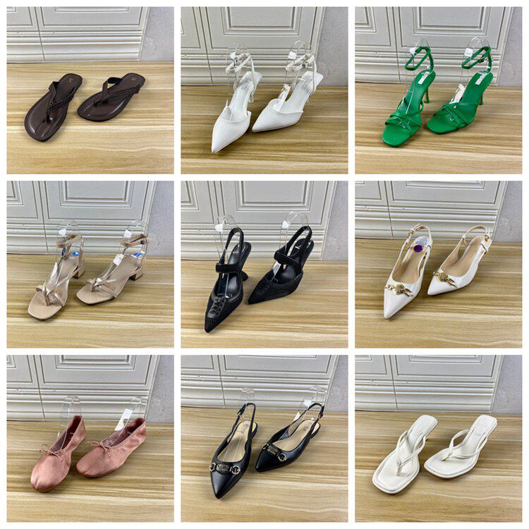 Lady Shoes外贸原单女鞋37码杂款独码时尚圆头纯色一字扣单鞋凉鞋
