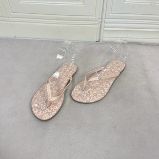 外贸原单shoes关税原因夹趾平底拖鞋简约舒适百搭外穿人字拖沙滩